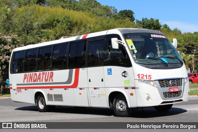 Pindatur Transporte e Turismo 1215 na cidade de Barra do Piraí, Rio de Janeiro, Brasil, por Paulo Henrique Pereira Borges. Número da foto: #11233029.