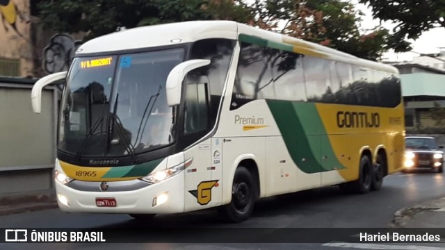 Empresa Gontijo de Transportes 18965 na cidade de Belo Horizonte, Minas Gerais, Brasil, por Hariel Bernades. Número da foto: #11232843.
