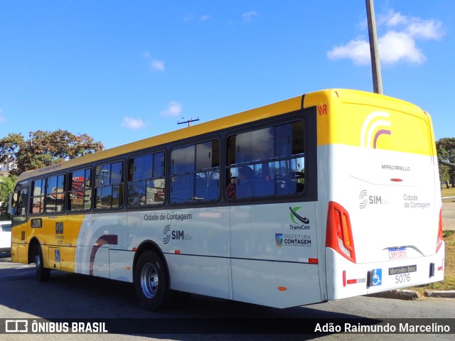 Viação Novo Retiro 5076 na cidade de Contagem, Minas Gerais, Brasil, por Adão Raimundo Marcelino. Número da foto: #11234099.