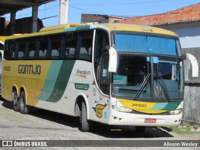 Empresa Gontijo de Transportes 14920 na cidade de Fortaleza, Ceará, Brasil, por Alisson Wesley. ID da foto: 11232856.