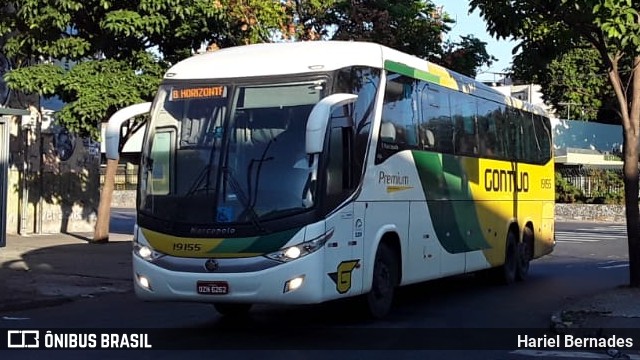 Empresa Gontijo de Transportes 19155 na cidade de Belo Horizonte, Minas Gerais, Brasil, por Hariel Bernades. Número da foto: #11232965.