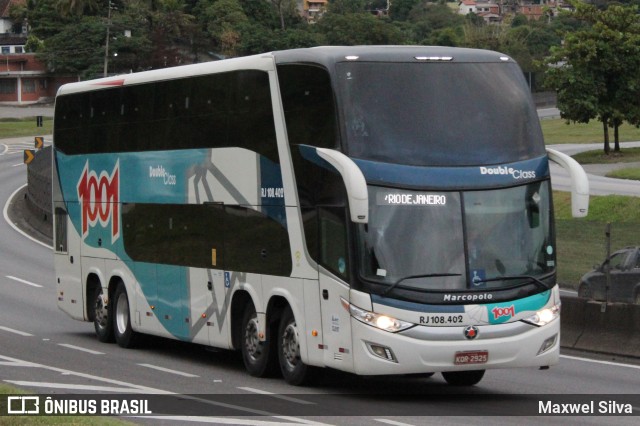 Auto Viação 1001 RJ 108.402 na cidade de Barra Mansa, Rio de Janeiro, Brasil, por Maxwel Silva. Número da foto: #11232294.