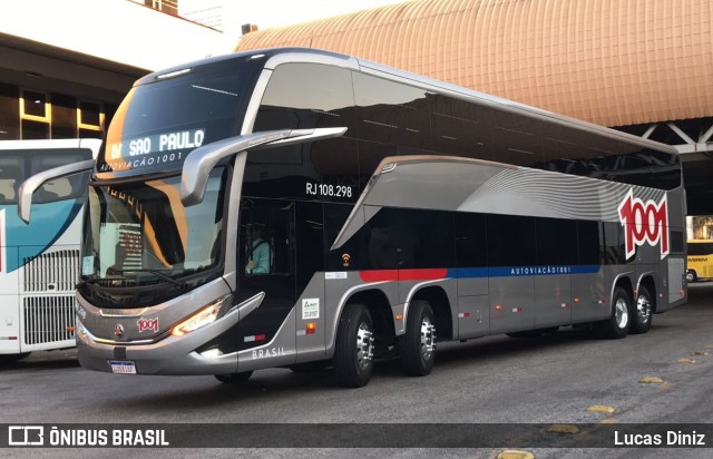 Auto Viação 1001 RJ 108.298 na cidade de Rio de Janeiro, Rio de Janeiro, Brasil, por Lucas Diniz. Número da foto: #11235647.