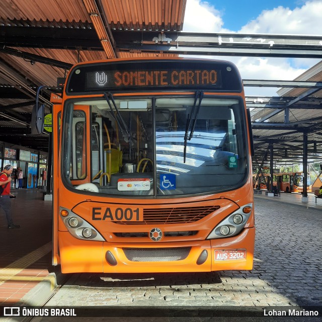 Auto Viação São José dos Pinhais EA001 na cidade de Curitiba, Paraná, Brasil, por Lohan Mariano. Número da foto: #11235280.