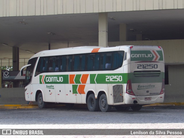 Empresa Gontijo de Transportes 21250 na cidade de Caruaru, Pernambuco, Brasil, por Lenilson da Silva Pessoa. Número da foto: #11236462.