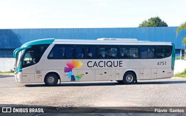 Cacique Transportes 4751 na cidade de Cruz das Almas, Bahia, Brasil, por Flávio  Santos. Número da foto: #11235607.