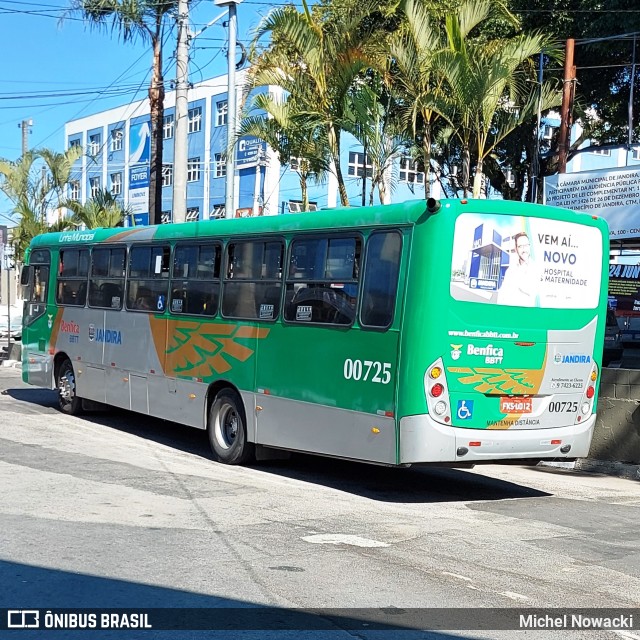 BBTT - Benfica Barueri Transporte e Turismo 00725 na cidade de Jandira, São Paulo, Brasil, por Michel Nowacki. Número da foto: #11236522.