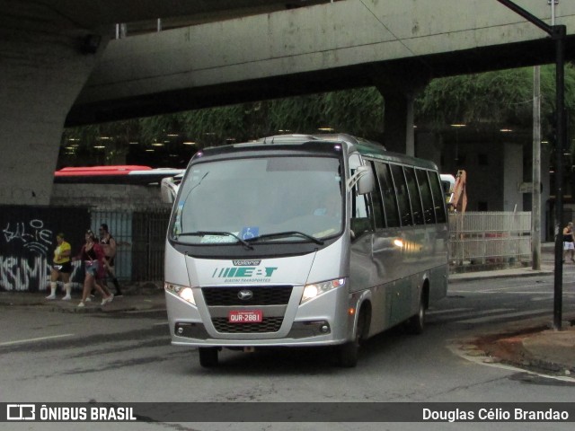 EBT - Expresso Biagini Transportes 2881 na cidade de Belo Horizonte, Minas Gerais, Brasil, por Douglas Célio Brandao. ID da foto: 11235409.