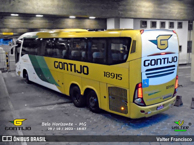 Empresa Gontijo de Transportes 18915 na cidade de Belo Horizonte, Minas Gerais, Brasil, por Valter Francisco. Número da foto: #11234674.