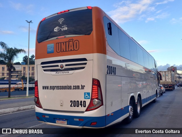 Expresso União 20040 na cidade de Cariacica, Espírito Santo, Brasil, por Everton Costa Goltara. Número da foto: #11235190.