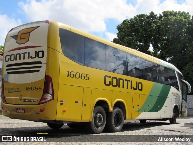 Empresa Gontijo de Transportes 16065 na cidade de Fortaleza, Ceará, Brasil, por Alisson Wesley. ID da foto: 11235086.