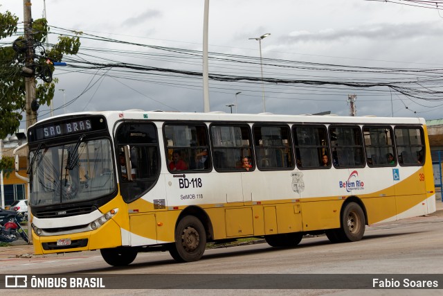 Belém Rio Transportes BD-118 na cidade de Belém, Pará, Brasil, por Fabio Soares. Número da foto: #11235197.