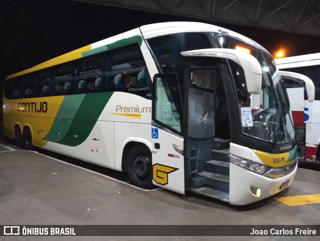 Empresa Gontijo de Transportes 18675 na cidade de Bauru, São Paulo, Brasil, por Joao Carlos Freire. ID da foto: 11235505.