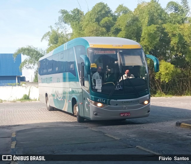 Auto Viação Camurujipe 4114 na cidade de Cruz das Almas, Bahia, Brasil, por Flávio  Santos. Número da foto: #11235671.