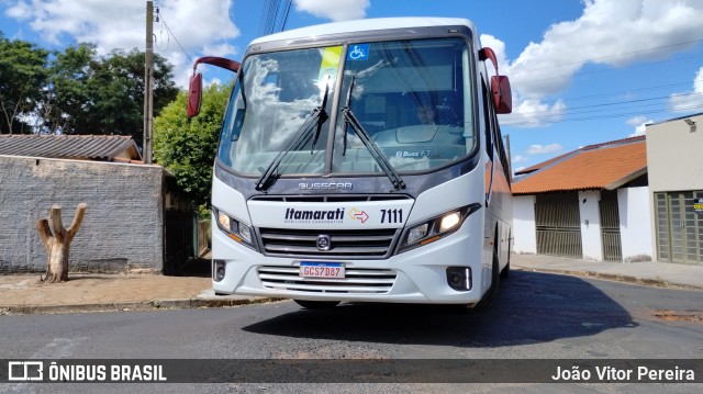Expresso Itamarati 7111 na cidade de Fernandópolis, São Paulo, Brasil, por João Vitor Pereira. Número da foto: #11235529.
