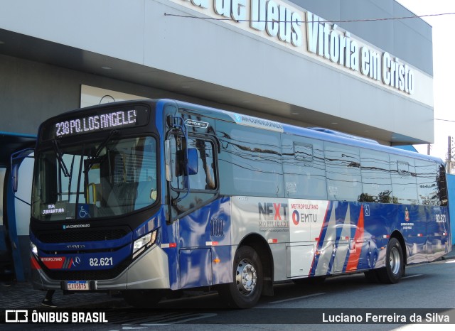 Next Mobilidade - ABC Sistema de Transporte 82.621 na cidade de Santo André, São Paulo, Brasil, por Luciano Ferreira da Silva. ID da foto: 11236433.