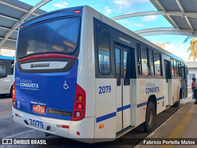 ATT - Atlântico Transportes e Turismo 2079 na cidade de Vitória da Conquista, Bahia, Brasil, por Fabrício Portella Matos. ID da foto: 11237038.