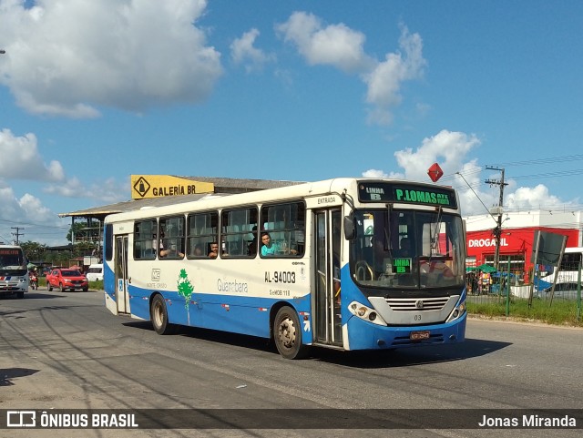 Auto Viação Monte Cristo AL-94003 na cidade de Belém, Pará, Brasil, por Jonas Miranda. Número da foto: #11240173.