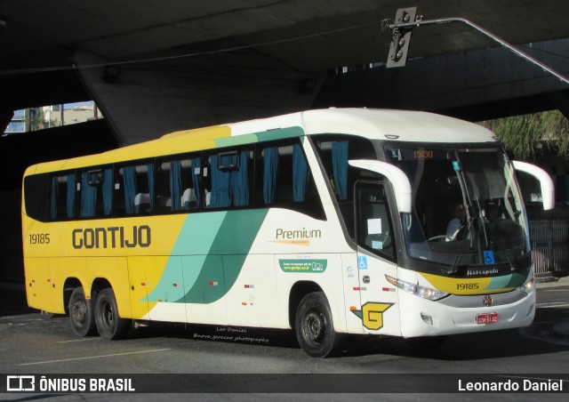 Empresa Gontijo de Transportes 19185 na cidade de Belo Horizonte, Minas Gerais, Brasil, por Leonardo Daniel. ID da foto: 11238712.