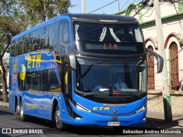 ETM - Empresa de Transporte Maullín 478 na cidade de Estación Central, Santiago, Metropolitana de Santiago, Chile, por Sebastian Andres Maluenda. Número da foto: #11237212.