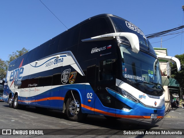 Pullman Eme Bus 02 na cidade de Estación Central, Santiago, Metropolitana de Santiago, Chile, por Sebastian Andres Maluenda. ID da foto: 11237178.