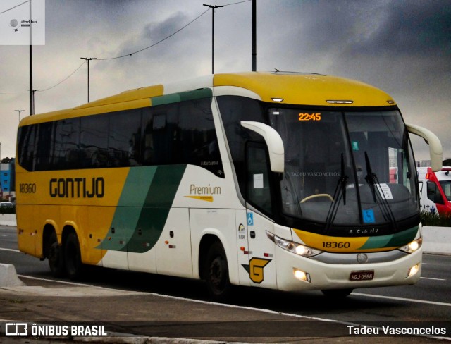 Empresa Gontijo de Transportes 18360 na cidade de São Paulo, São Paulo, Brasil, por Tadeu Vasconcelos. ID da foto: 11237101.