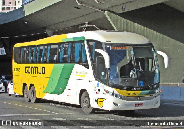 Empresa Gontijo de Transportes 19095 na cidade de Belo Horizonte, Minas Gerais, Brasil, por Leonardo Daniel. Número da foto: #11238620.