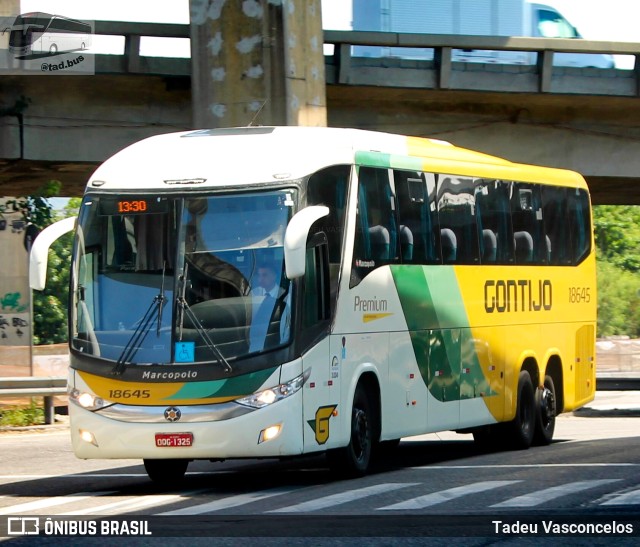 Empresa Gontijo de Transportes 18645 na cidade de Rio de Janeiro, Rio de Janeiro, Brasil, por Tadeu Vasconcelos. ID da foto: 11237667.