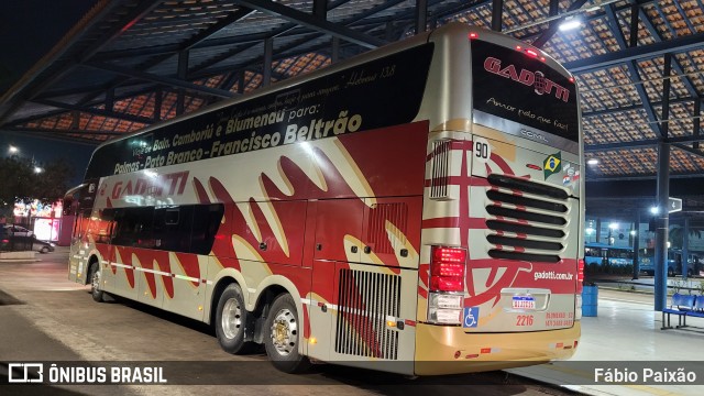 Auto Viação Gadotti 2216 na cidade de Embu das Artes, São Paulo, Brasil, por Fábio Paixão. ID da foto: 11239409.