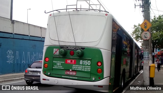 Next Mobilidade - ABC Sistema de Transporte 8150 na cidade de Santo André, São Paulo, Brasil, por Matheus Oliveira. Número da foto: #11237043.