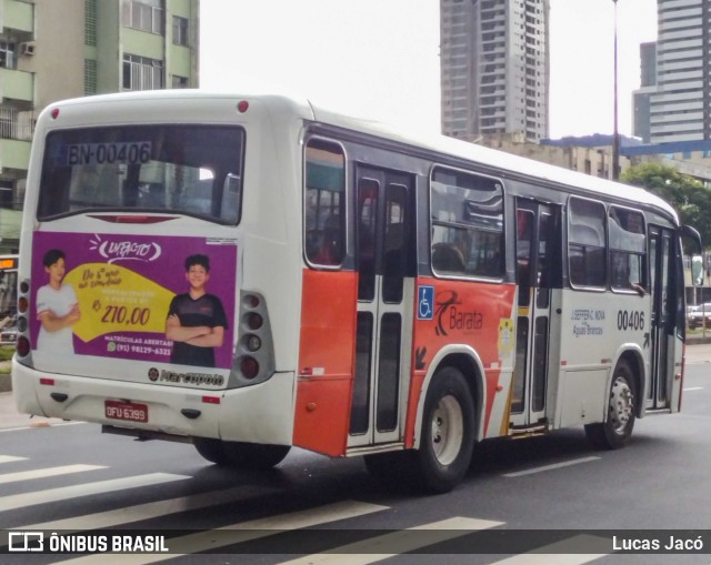 Transportes Barata BN-00406 na cidade de Belém, Pará, Brasil, por Lucas Jacó. Número da foto: #11238359.
