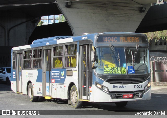 São Dimas Transportes 11027 na cidade de Belo Horizonte, Minas Gerais, Brasil, por Leonardo Daniel. Número da foto: #11238720.