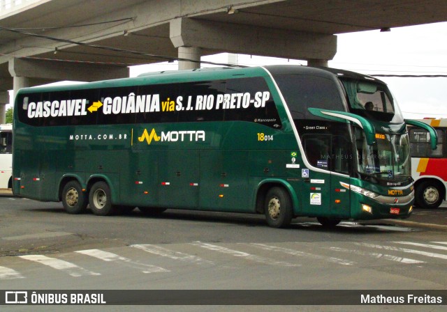 Viação Motta 18014 na cidade de São José do Rio Preto, São Paulo, Brasil, por Matheus Freitas. ID da foto: 11239519.