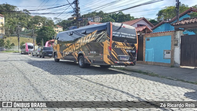 Transmaz Transporte e Locação RJ 661.004 na cidade de Petrópolis, Rio de Janeiro, Brasil, por Zé Ricardo Reis. ID da foto: 11238197.