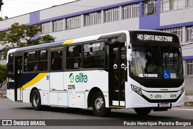 Viação Elite 2376 na cidade de Volta Redonda, Rio de Janeiro, Brasil, por Paulo Henrique Pereira Borges. Número da foto: #11239282.
