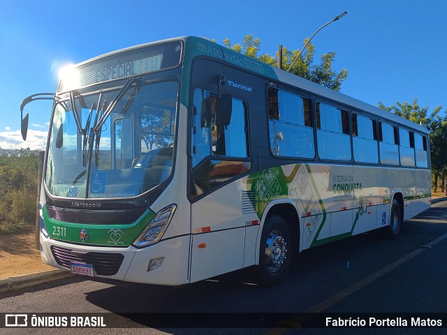 Viação Rosa Vitória da Conquista 2311 na cidade de Vitória da Conquista, Bahia, Brasil, por Fabrício Portella Matos. Número da foto: #11240165.