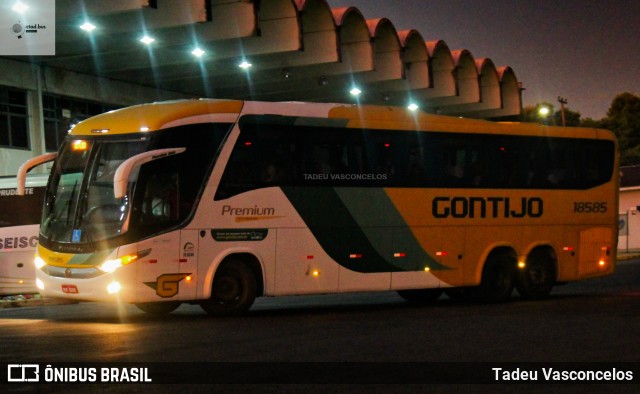 Empresa Gontijo de Transportes 18585 na cidade de Araçatuba, São Paulo, Brasil, por Tadeu Vasconcelos. Número da foto: #11237664.