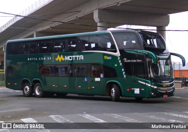 Viação Motta 19003 na cidade de São José do Rio Preto, São Paulo, Brasil, por Matheus Freitas. Número da foto: #11239509.