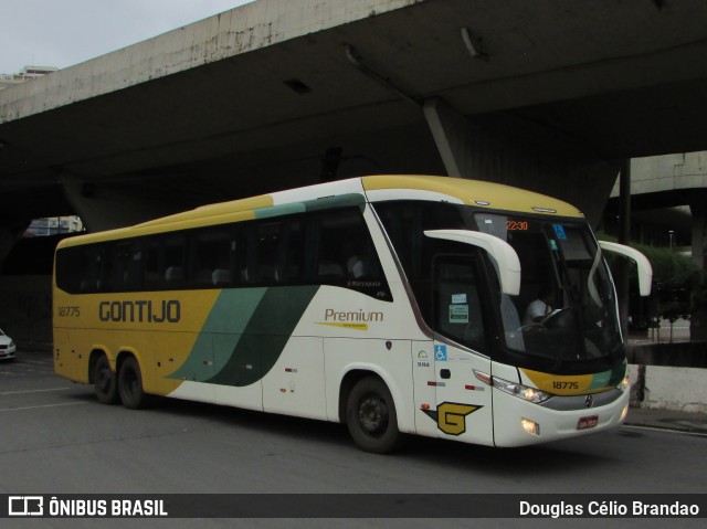 Empresa Gontijo de Transportes 18775 na cidade de Belo Horizonte, Minas Gerais, Brasil, por Douglas Célio Brandao. ID da foto: 11239483.