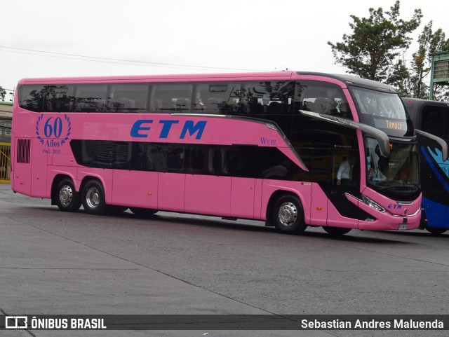 ETM - Empresa de Transporte Maullín 471 na cidade de Estación Central, Santiago, Metropolitana de Santiago, Chile, por Sebastian Andres Maluenda. ID da foto: 11237165.