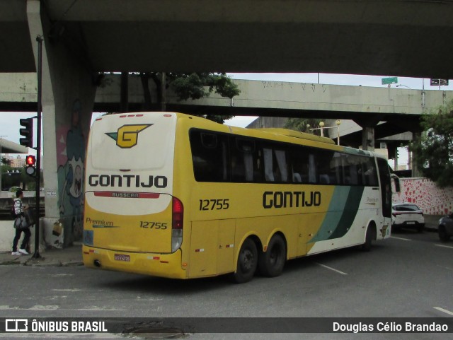 Empresa Gontijo de Transportes 12755 na cidade de Belo Horizonte, Minas Gerais, Brasil, por Douglas Célio Brandao. ID da foto: 11239793.