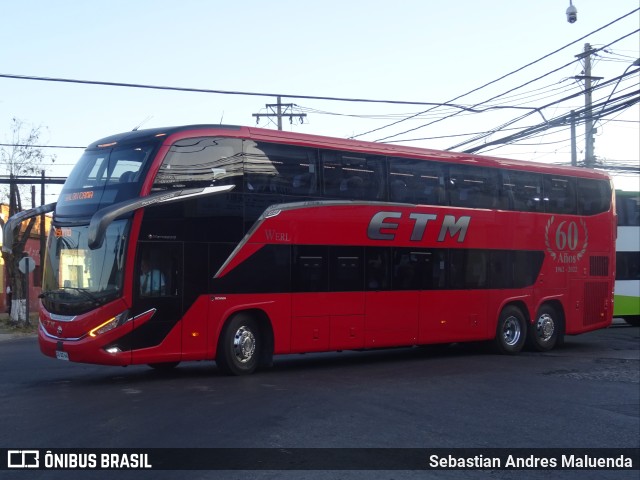 ETM - Empresa de Transporte Maullín 479 na cidade de Estación Central, Santiago, Metropolitana de Santiago, Chile, por Sebastian Andres Maluenda. ID da foto: 11237155.