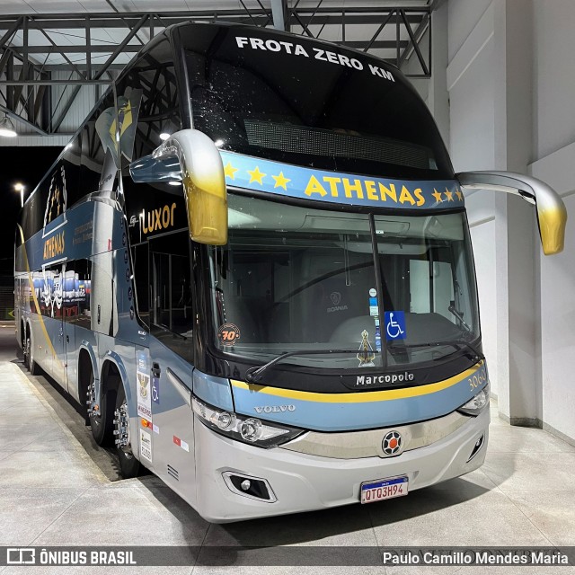 Athenas Turismo 3060 na cidade de Mineiros, Goiás, Brasil, por Paulo Camillo Mendes Maria. Número da foto: #11237881.