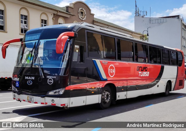 TUASA - Transportes Unidos Alajuelenses 124 na cidade de Hospital, San José, San José, Costa Rica, por Andrés Martínez Rodríguez. ID da foto: 11238320.