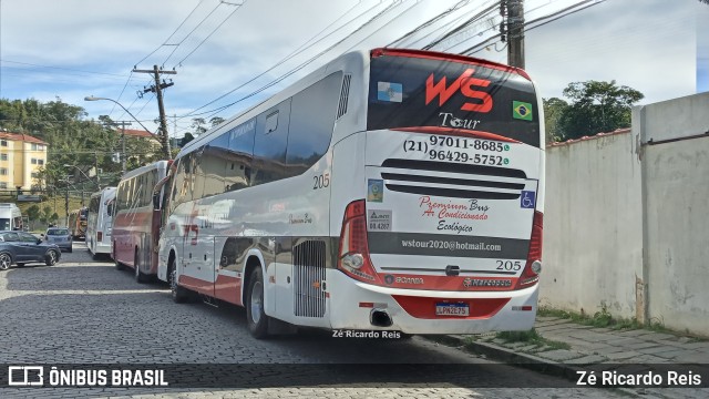 WS Tour Transporte e Turismo 205 na cidade de Petrópolis, Rio de Janeiro, Brasil, por Zé Ricardo Reis. ID da foto: 11238208.