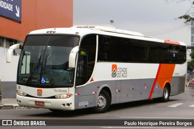 Viação Cidade do Aço RJ 174.068 na cidade de Rio de Janeiro, Rio de Janeiro, Brasil, por Paulo Henrique Pereira Borges. Número da foto: #11239238.