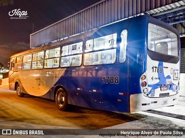 VB Transportes e Turismo 1788 na cidade de Campinas, São Paulo, Brasil, por Henrique Alves de Paula Silva. Número da foto: #11237791.
