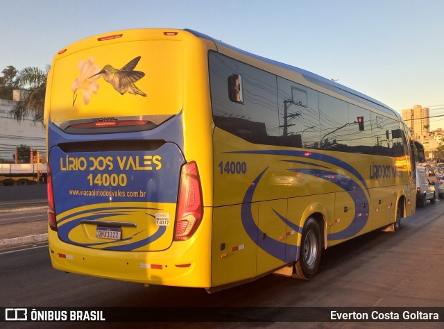 Viação Lírio dos Vales 14000 na cidade de Cariacica, Espírito Santo, Brasil, por Everton Costa Goltara. Número da foto: #11238628.