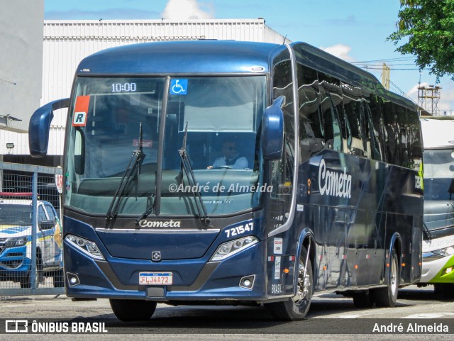 Viação Cometa 721547 na cidade de Rio de Janeiro, Rio de Janeiro, Brasil, por André Almeida. ID da foto: 11237498.