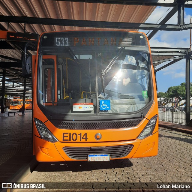 Auto Viação São José dos Pinhais EI014 na cidade de Curitiba, Paraná, Brasil, por Lohan Mariano. Número da foto: #11237314.